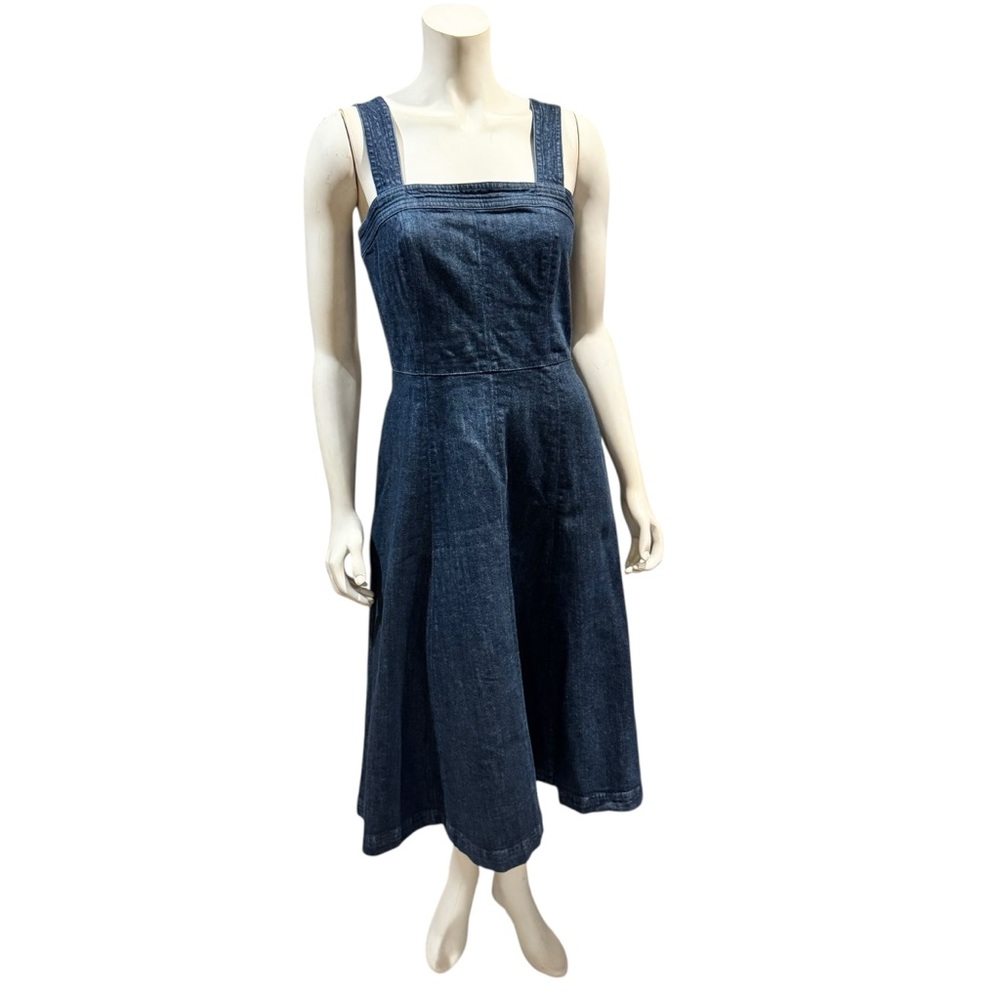 Steve Madden Denim Fit and Flare Midi Dress